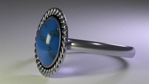 Silver/Blue Ring preview image